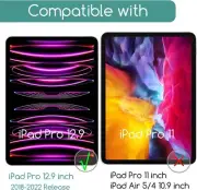 iPad Pro 12.9" Screen Protector for iPad Pro 12.9 Inch Display(2022-2021 2 Pack