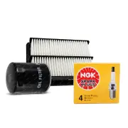 NGK Spark Plugs & NTK Air Oil Filter for Holden Astra AH 1.8L Z18XER 06-10