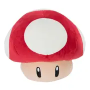 Mocchi Mocchi Mega Nintendo Mario Mushroom Plush Filling Soft Cuddle Toy 3Y+