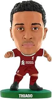 Liverpool FC Thiago Alcantara 2024 SoccerStarz Football Figurine (UK Size: One Size) (Maroon/White/Green)