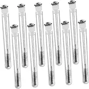 VICASKY 10PCS Eyelash Spoolie Brush with Empty Tube Applicator for Women Portable Lash Brushes for Eyelash Extensions and Makeup Touchups Soft Sturdy Design for Effortless Application