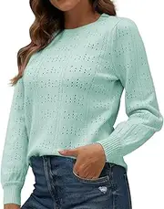 [Generic] Long Sleeve Sweater Men Color Hollowed Out Core Spun Yarn Bottom Sweater with Long Sleeves Pullover Sweater Men Wool