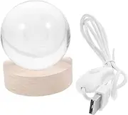 MUCKLILY Ball Night Light Projector Crystal Sphere LED Decorative Lamp for Bedroom Game Room and Home Theater for Halloween Christmas and Birthdays