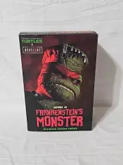NECA Teenage Mutant Ninja Turtles Raphael Frankenstein Figure. NIB. Box Wear.