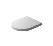 Duravit Starck 3 D-Shape Closed-Front Toilet Seat with Soft Close - 0063890000