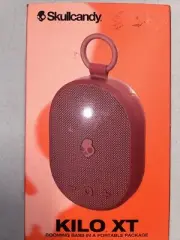 Skullcandy 2SKSK1845M0W2 Kilo XT Small Portable Wireless Speaker, Light Red
