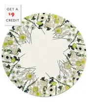 Elizabeth Sutton Home Floral Garden Round Placemat with $9 Credit