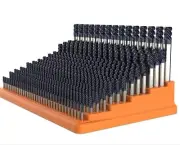 Metal Milling Cutter Storage Box Hard Plastic CNC Machining Rod Holder Rack