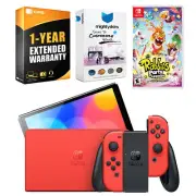 Nintendo Switch OLED Mario RED Edition + Rabbids: Party of Legends Bundle