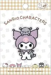 パイオニア(ワッペン) Pioneer Sanrio Characters SCW601-SCW63 Loose and Simple Cloumi Patch, 1 Piece, Length 2.0 x Width 1.7 inches (51 mm) x Width 1.7 inches (42 mm), Seal/Iron, Adhesive for Both Uses