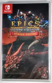 EPICS OF HAMMERWATCH: HEROES' EDITION New NINTENDO SWITCH Game Limited #/2500