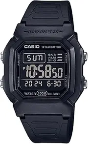 [Casio] Black Out, Black, Adult, W-800H-1B