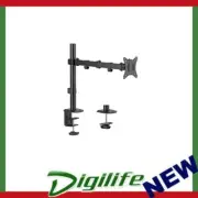 Brateck Single-Monitor Stell Articulating Monitor Mount Fit Most 17"-32" Monitor