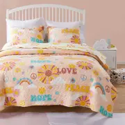 Fashions Cassidy Quilt and Pillow Sham Set, 2-Piece Twin/Twin XL