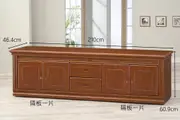 【MUNA】賽門檜木實木7尺電視櫃/長櫃 (9.2折)