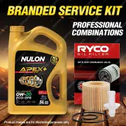 Ryco Oil Filter 5L APX0W20GF6 Eng. Oil Service Kit for Lexus Ct 200H ZWA10R 1.8