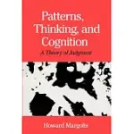 PATTERNS, THINKING, AND COGNITION: A THEORY OF JUDGMENT