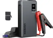 UGREEN Car Battery Jump Starter, 1000A UltraSafe 12V Battery Pack, 3 in 1 Battery Booster, Jump Box, 12000mAh Portable Charger, Smart LED Light, Jumper Cables for 6.0L Gasoline and 3.5L Diesel Engines