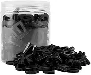 Decorative Magnetic EVA Alphabet Letters/Arabic Numerals for Refrigerator/White Board (117pcs Letters Black)