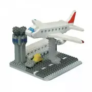 Nanoblock - Airport - Brand New - Building/Construction toy Like Mini Lego