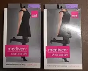 New Mediven Compression Stockings 30/40-Size III-Pantyhose- Closed Toe Natural
