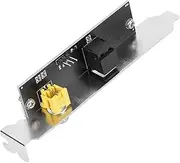 ZenithAur OutPlate Cable Bracket SPDIF Optical Electrical Components, High Durability Motherboard Bracket for ASUS GIGABYTE MSI, 15 x 12 x 6cm, Digital Audio Output