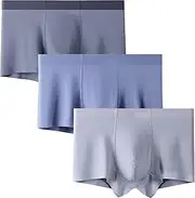 [Maiyifu-GJ] 3 Pack Mens Moisture-Wicking Boxer Briefs Soft Breathable Underwear Trunks Lightweight Comfortable Underpants, Color27, Large, Color27, Large