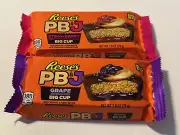 Reeses 2-Pack PB£J Peanut Butter Jelly Grape & Strawberry BIG CUPS SHIPS TODAY