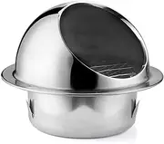 [VSKXFDDB] Stainless Steel Chimney Cowl Rain Cap, Round Grille Ventilation Cover Wall Vent Outlet for The External Wall Exhaust,Hood Exhaust Prevent Rain Vent Cowl Cap(Size:200mm) GINOLEI (Size : 200mm