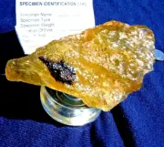 Libyan Desert Glass Meteorite Tektite impact specimen( 1760 ct)Flat Angel Chime