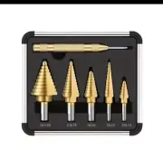 steel step drill Bit Set