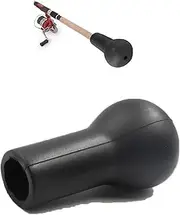 Fishing Rod Butt Cushion, Fishing Rod Butt Cushion Cover Cap, EVA Foam Belt Rod Holder, Portable Belly Top Pole Support Sea Fish Tackle Accessories for Boat Rock
