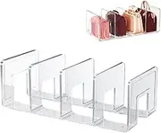 Purse Rack - Closet Wallet Organizer, Wallet Storage Shelf | 4 Slot Clear Closet Shelf Divider, Clear Closet Handbag Shelf Storage Divider, Closet Organizer for Wallet, Clutch, Wallet, ABS