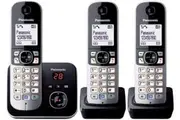 Panasonic KX-TG6823 Cordless Phone 3 Handsets - Excellent - Refurbished