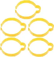 5pcs Roll Body Film Tool Vinyl Film Fixing Clips Car Window Tint Holders Car Window Vinyl Holders Yellow Plastic