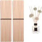 100Pcs Reed Diffuser Sticks, 25Cm Rattan Reed Sticks Natural Glass Bottles Repl