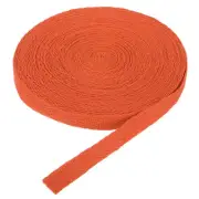 3/8"(1cm) 10 Yard Cotton Twill Tape Cotton Ribbon Bias Binding Tape Light Orange