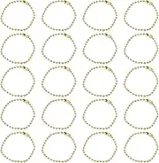 uxcell 50Pcs 5 Inch Ball Bead Chain, Metal Ball Chain with Connectors for Keychain Hanging Ornament Tag Jewelry Necklace Christmas Decoration,Gold