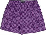 EMPORIO ARMANI(エンポリオアルマーニ) 54251001 Underwear, Emporio Armani Checker Eagle, Cotton, Woven Trunks, LL, Open Front, Japanese Size, Men's Underwear