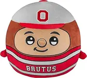Sleep Squad Ohio State Buckeyes Brutus 12" Kiri Cloud Pillow Plushie - Official Collegiate Plush