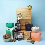 Asahi, Cookies & Nuts Gift Hamper For Him - Medium - Edible Blooms