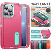 For iPhone 16 15 14 13 12 11 Pro Max XR SE 8 7 Case Shockproof Tough Stand Cover