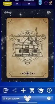 DIGITAL Topps Disney Collect Haunted Halloween The Old Sanderson House LEGENDARY