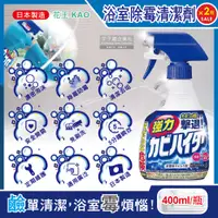 在飛比找PChome24h購物優惠-(2瓶)日本KAO花王-浴室除霉清潔劑400ml/藍瓶