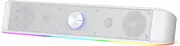 Redragon GS560 Adiemus RGB Desktop Soundbar, 2.0 Channel Computer Speaker with Dynamic Lighting Bar Audio-Light Sync/Display, White