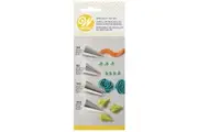 4pc Wilton Stainless Steel Specialty Piping Tip Set Cake Decorating Nozzle SLV