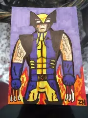 Drawing Marvel Comics Legends Wolverine Logan X-Men Heated Claws Avengers Hasbro