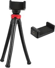 OSOLADY 1pc Adjustable Tabletop Tripod for Phones Screw Compatible with Smartphones for Photography Video Calls and Live Streaming Lightweight and Portable Design