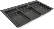 Emuca Drawer System, Cut Waste Sorting bin, Base for 80cm Cabinet (736x482mm), Grey