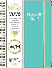 Planner 2025,2025 Planner Weekly and Monthly from Jan 2025 – Dec 2025 (6.2" x 8.5") A5,2025 monthly planner for Academic Teacher Student Home school Agenda Book Planner with Tab